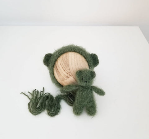 |preorder| Fuzzy Knit Bear Set ***NO WRAP***