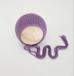 |RTS| Grape Knit Wool Bonnet