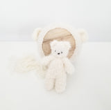 |RTS| Ivory {cuddles} knit bear set