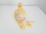 RTS Butter Yellow Brushed Alpaca Pompom Pixie