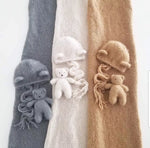 |preorder| Fuzzy Knit Bear Set *with wrap*